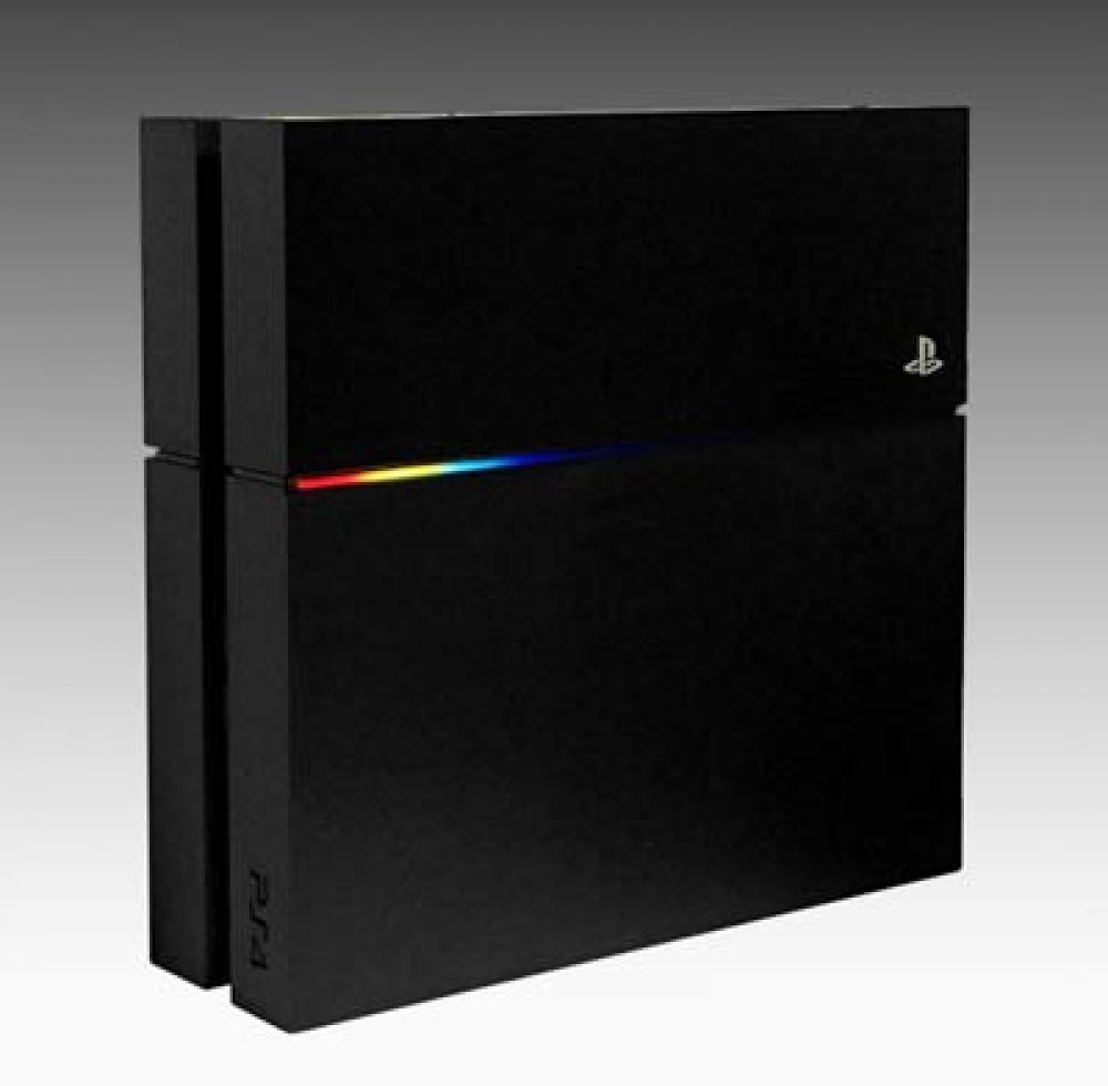 PS4 Power Light Decal - Rainbow