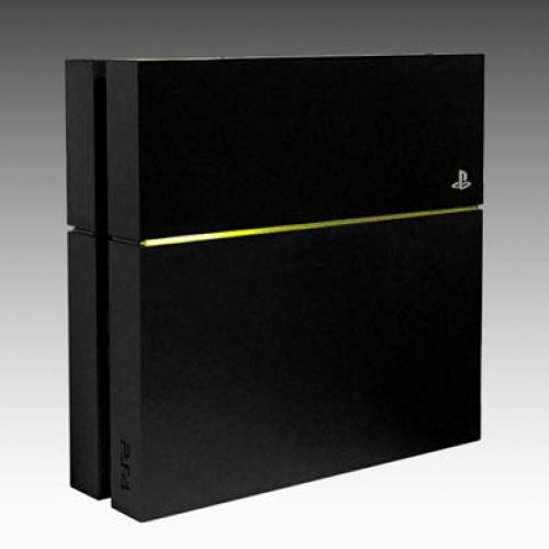 PS4 Power Light Decal - Yellow