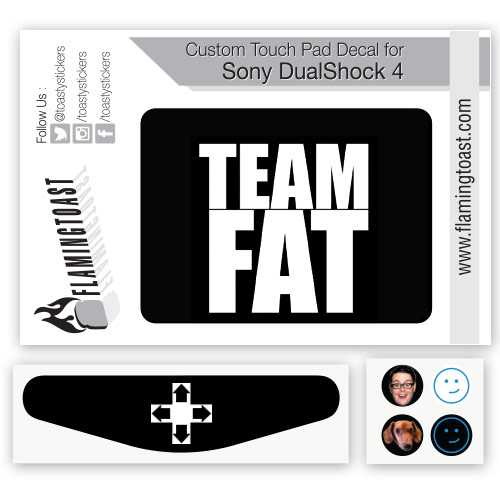 Kinda Funny DS4 Decal Set - Team Fat - Image 2