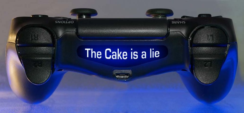 Text - The cake is a lie