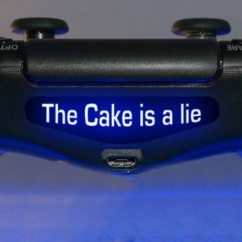 Text - The cake is a lie