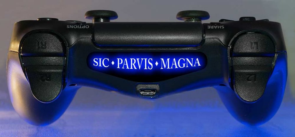 Text - Sic Parvis Magna