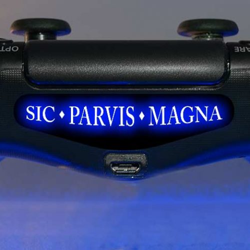 Text - Sic Parvis Magna