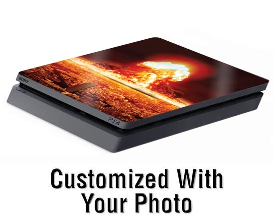 Custom PS4 Slim Console Skin - Top