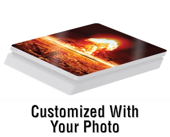 Custom PS4 Slim Console Skin - Top - Image 2