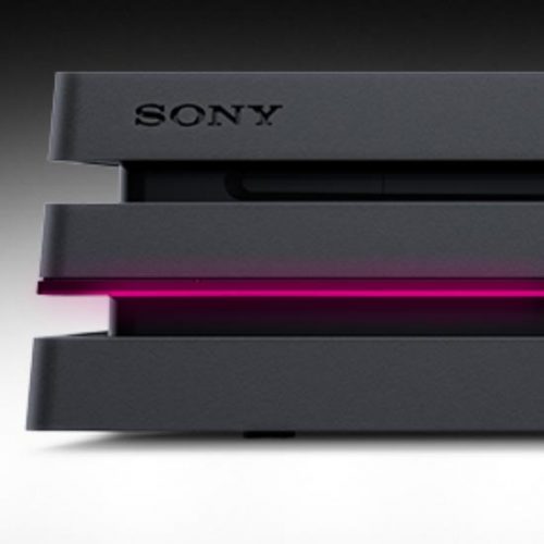PS4 Pro Power Light Decal - Pink