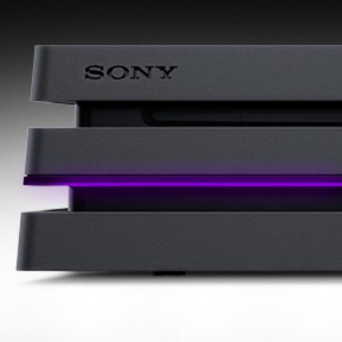 PS4 Pro Power Light Decal - Purple