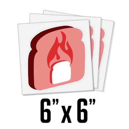 • 6" x 6" Custom Stickers