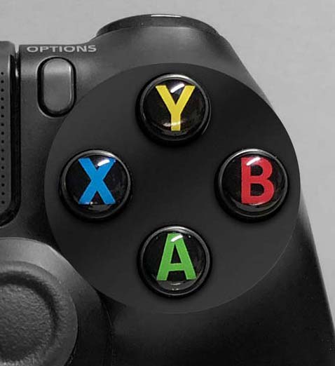 Button Mashers - 3D Button Decals (XB1 Style 01)