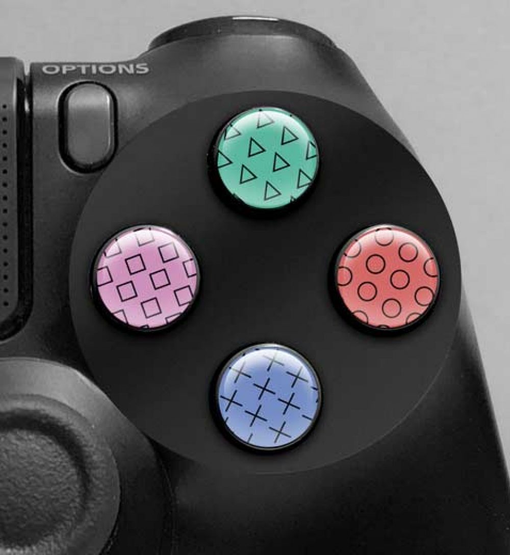 Button Mashers - 3D Button Decals (Symbols Style 11)