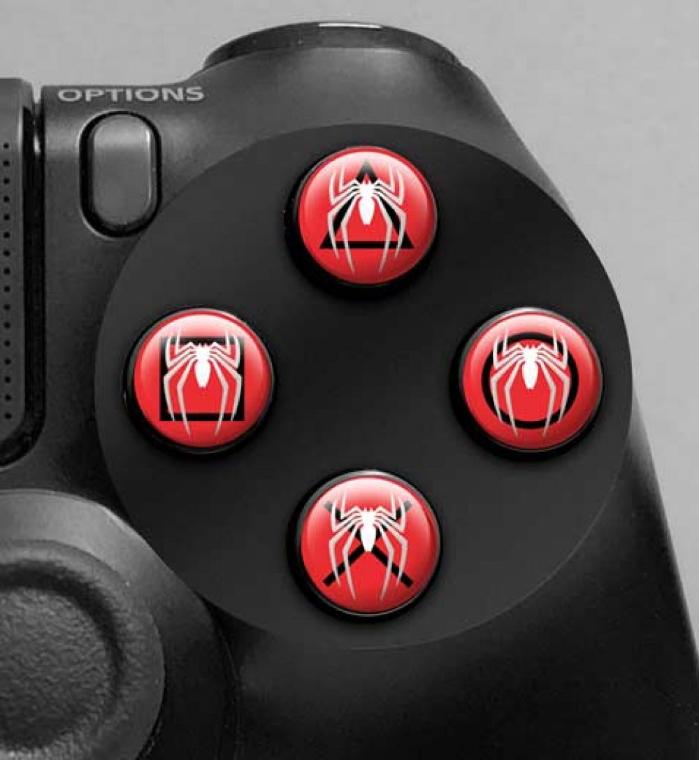 Button Mashers - 3D Button Decals (Spiders)