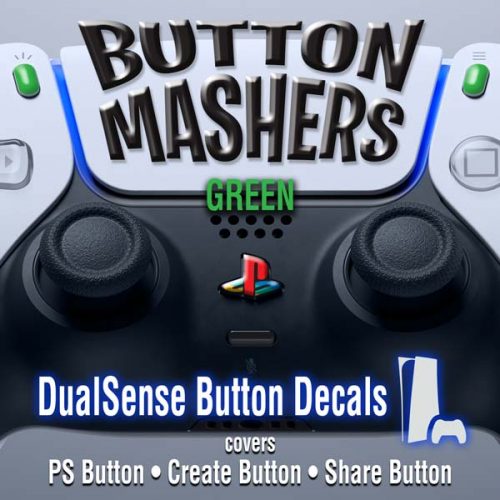 Button Mashers - DualSense Buttons - Green