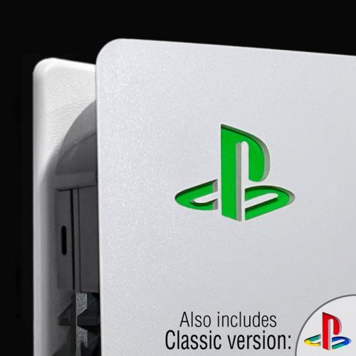PS5 - Logo Underlay Decals - Classic/Green Set