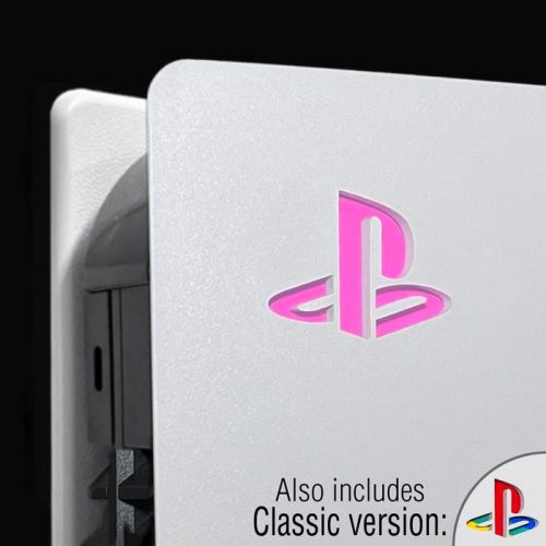 PS5 - Logo Underlay Decals - Classic/Pink Set