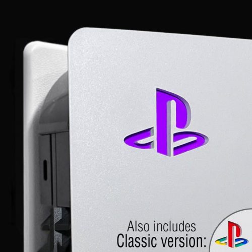 PS5 - Logo Underlay Decals - Classic/Purple Set