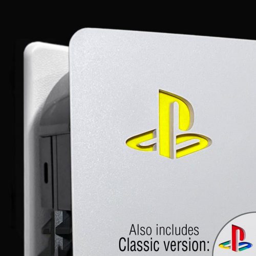 PS5 - Logo Underlay Decals - Classic/Yellow Set
