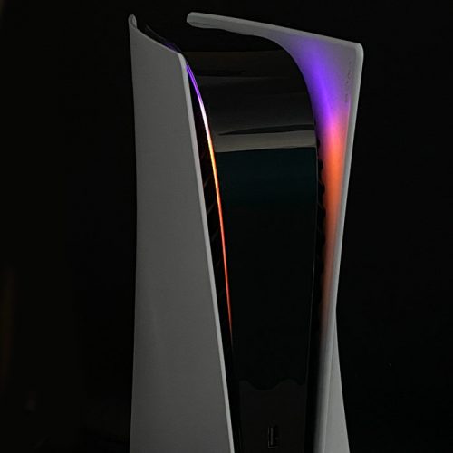 PS5 Power Light Decal - Purple-Orange