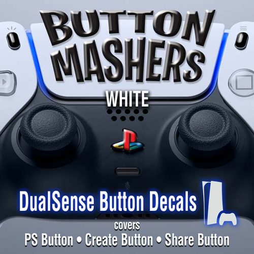 Button Mashers - DualSense Buttons - White