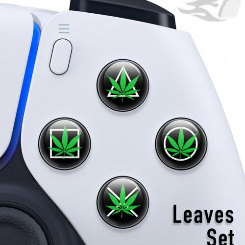 Button Mashers - 3D Button Decals. (Leaves)