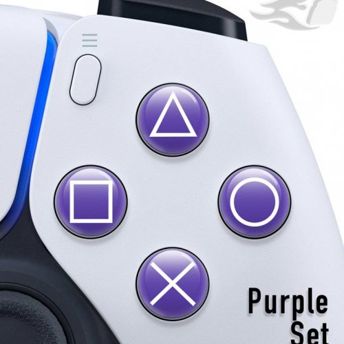Button Mashers - 3D Button Decals (Purple)