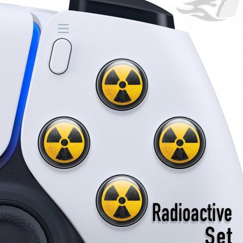 Button Mashers - 3D Button Decals (Radioactive Set)