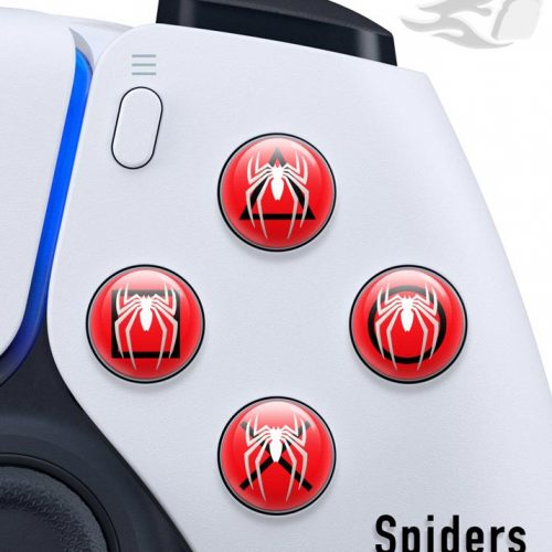 Button Mashers - 3D Button Decals (Spiders)