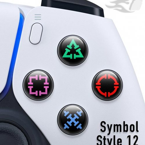 Button Mashers - 3D Button Decals (Symbol Style 12)