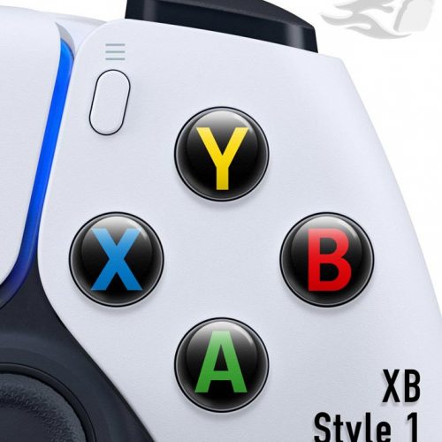 Button Mashers - 3D Button Decals (XB Style 01)