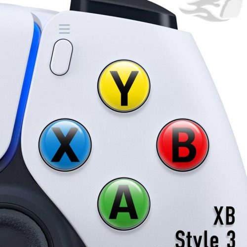 Button Mashers - 3D Button Decals (XB Style 03)
