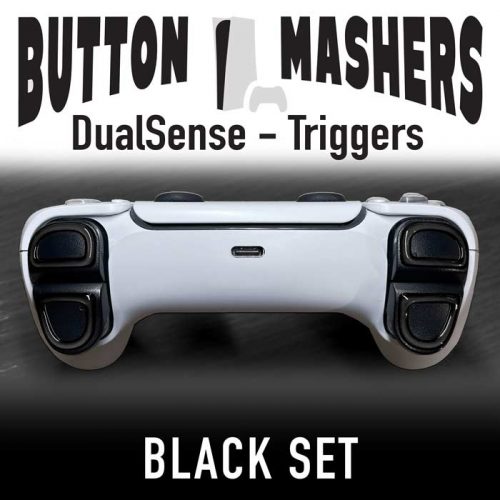 Button Mashers - DualSense Trigger Decals (Black)