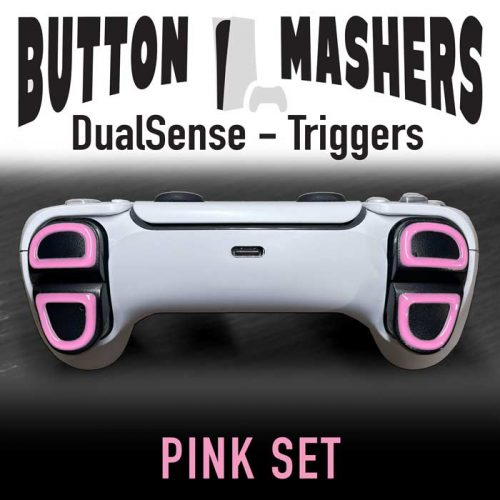 Button Mashers - DualSense Trigger Decals (Pink)