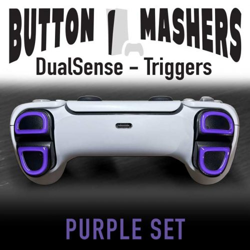 Button Mashers - DualSense Trigger Decals (Purple)
