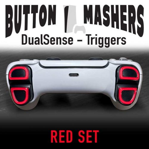 Button Mashers - DualSense Trigger Decals (Red)