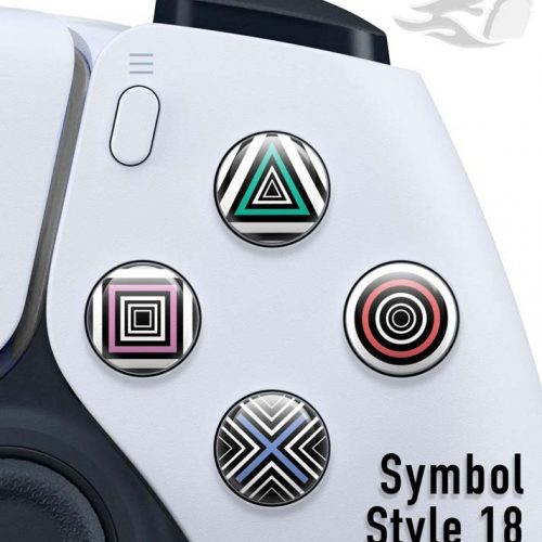 Button Mashers - 3D Button Decals (Symbol Style 18)