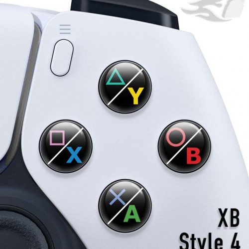 Button Mashers - 3D Button Decals (XB Style 04)