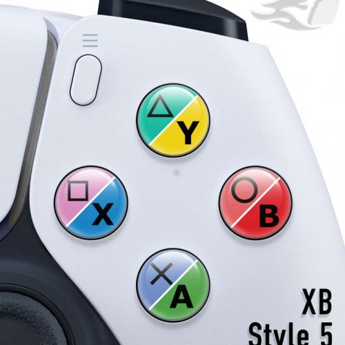Button Mashers - 3D Button Decals (XB Style 05)