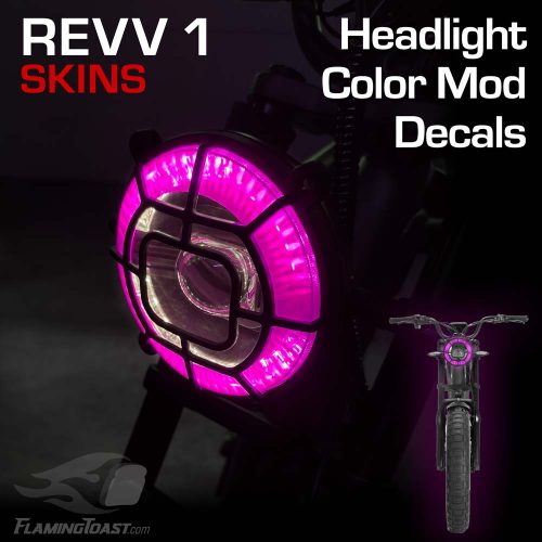 Revv 1 Skins - Headlight - Pink