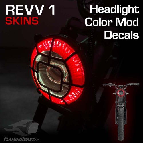 Revv 1 Skins - Headlight - Red