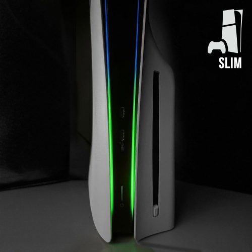 PS5 Slim Power Light Decal - Blue-Green