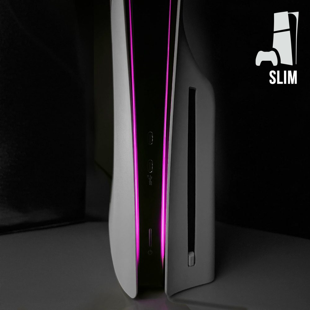 PS5 Slim Power Light Decal - Pink