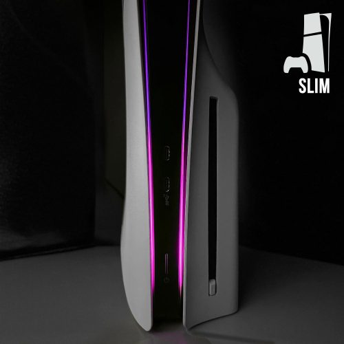 PS5 Slim Power Light Decal - Pink-Purple
