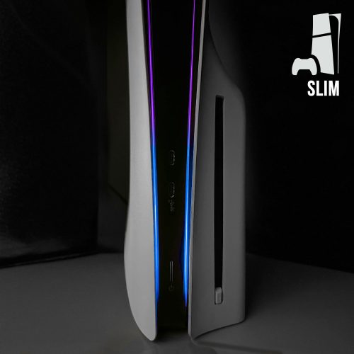 PS5 Slim Power Light Decal - Purple-Blue