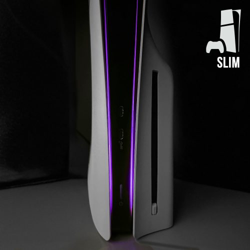 PS5 Slim Power Light Decal - Purple