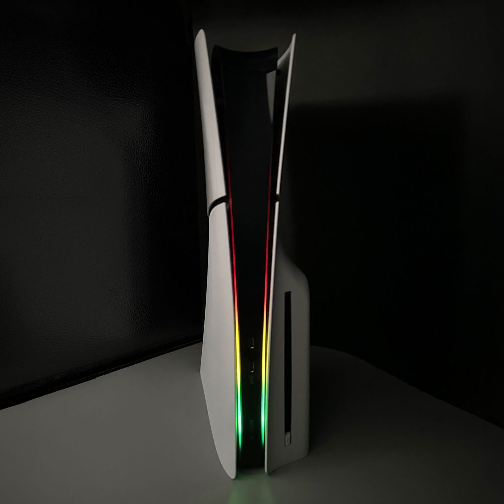 PS5 Slim Power Light Decal - Rasta - Image 2