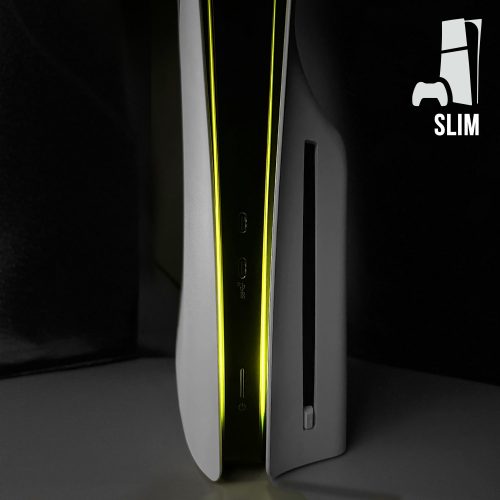 PS5 Slim Power Light Decal - Yellow