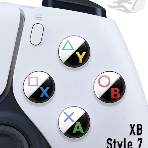 Button Mashers - 3D Button Decals (XB Style 07)