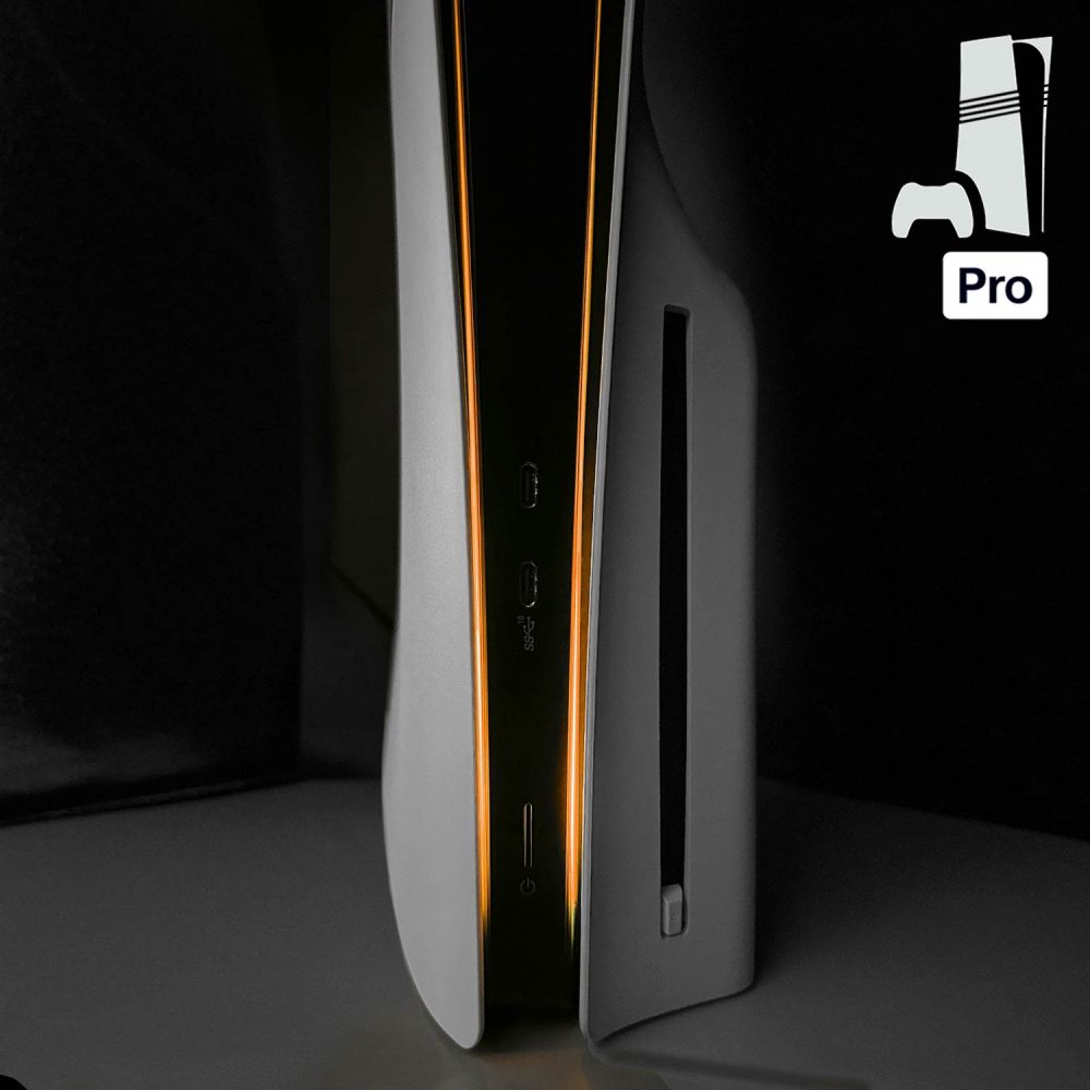 PS5 Pro Power Light Decal - Orange