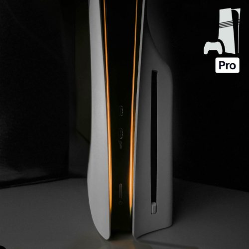 PS5 Pro Power Light Decal - Orange