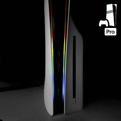 PS5 Pro Power Light Decal - Rainbow