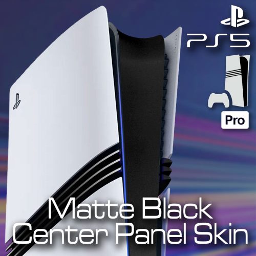 PS5 Pro - Center Panel Skin - Matte Black